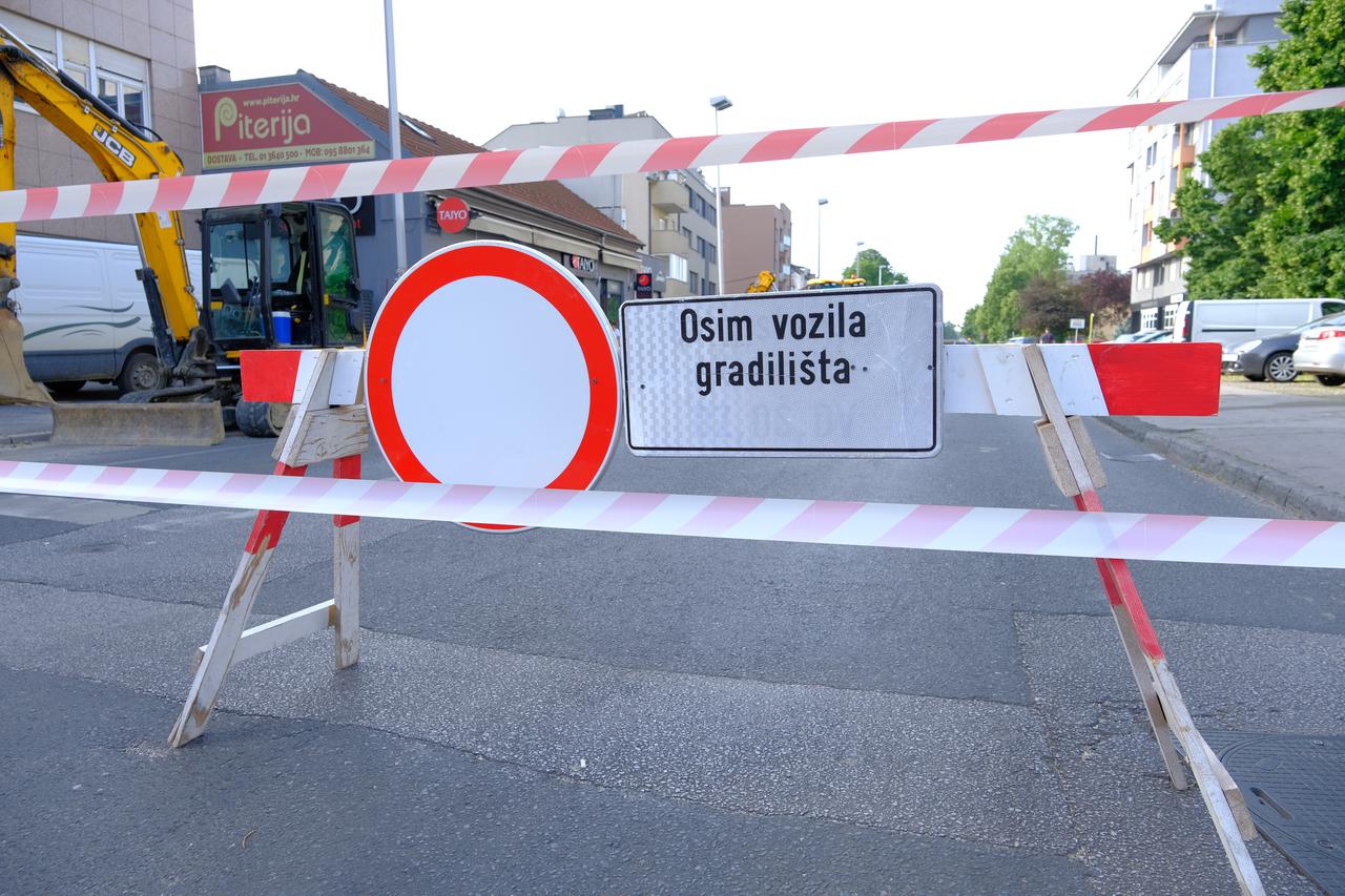 Zagreb: Zbog radova zatvorena je Selska od Ozaljske do Zagrebačke avenije