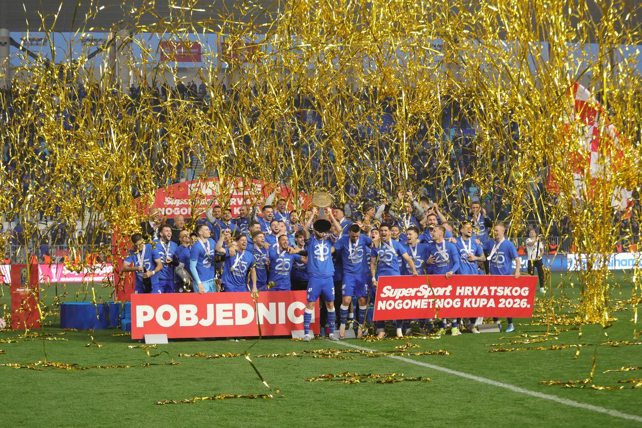 Nogometaši Dinama pobjednici su SuperSport Hrvatskog nogometnog kupa