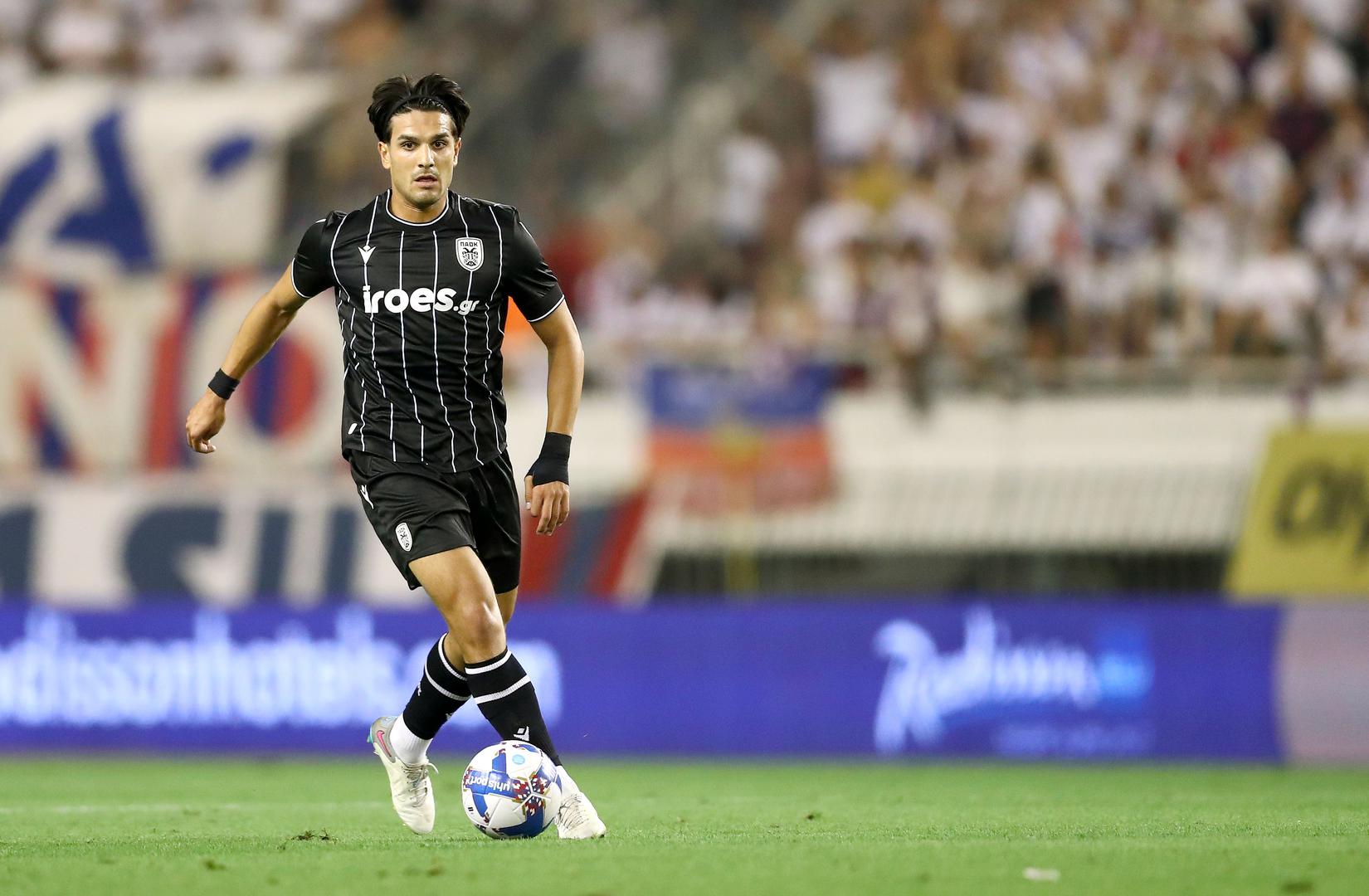 10.08.2023., stadion Poljud, Split - Prva utakmica 3. pretkola UEFA Konferencijske lige, HNK Hajduk - PAOK.  Theocharis Tsingaras Photo: Matija Habljak/PIXSELL