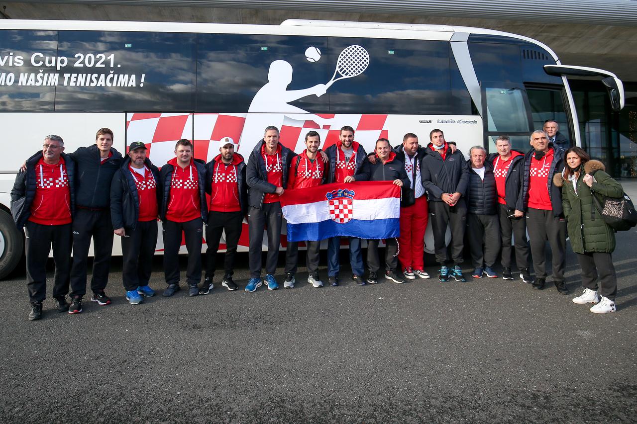 Hrvatski tenisači vratili se u Zagreb nakon osvojenog drugog mjesta na Davis Cupu