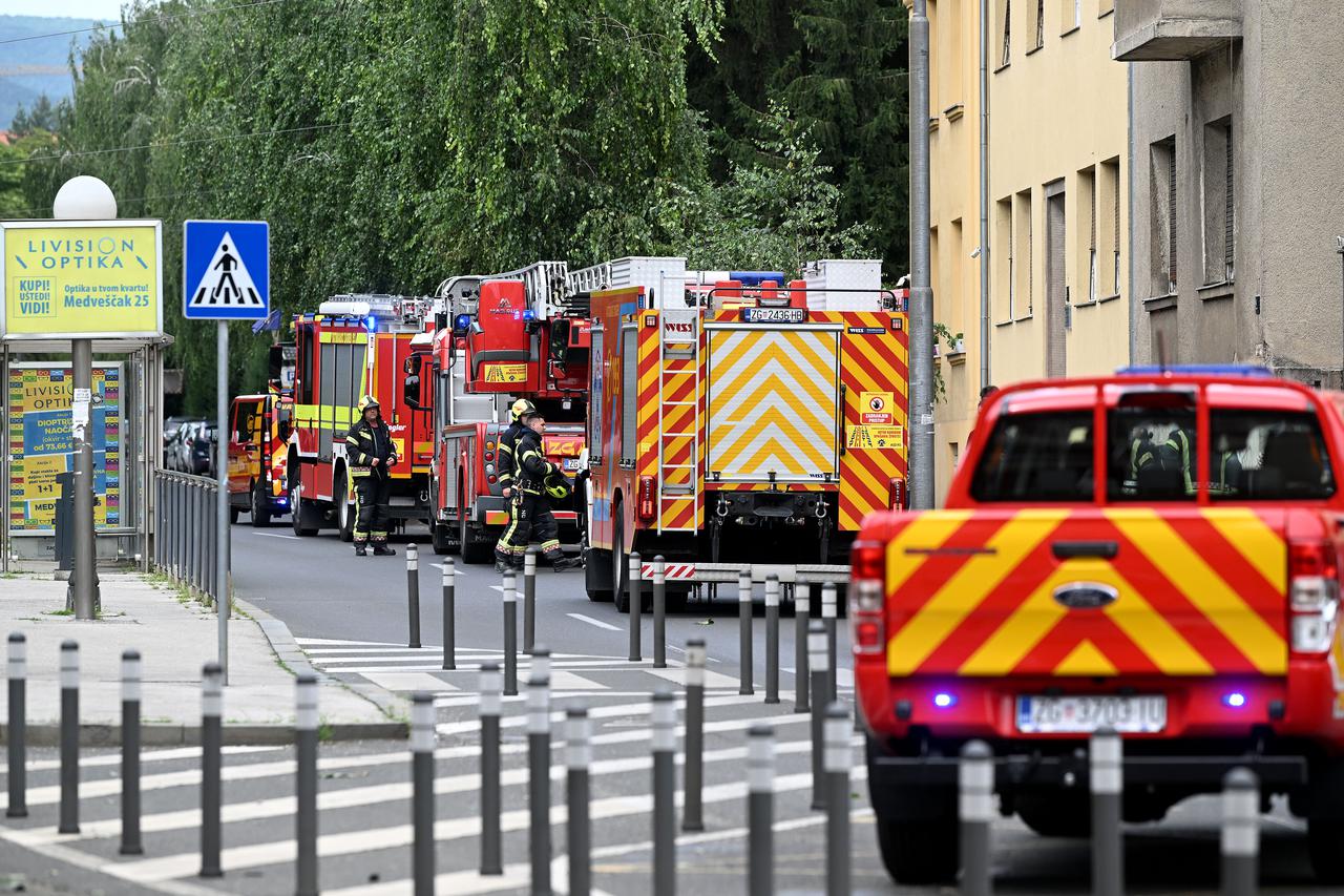 Zagreb: Požar u kazalištu Mala scena