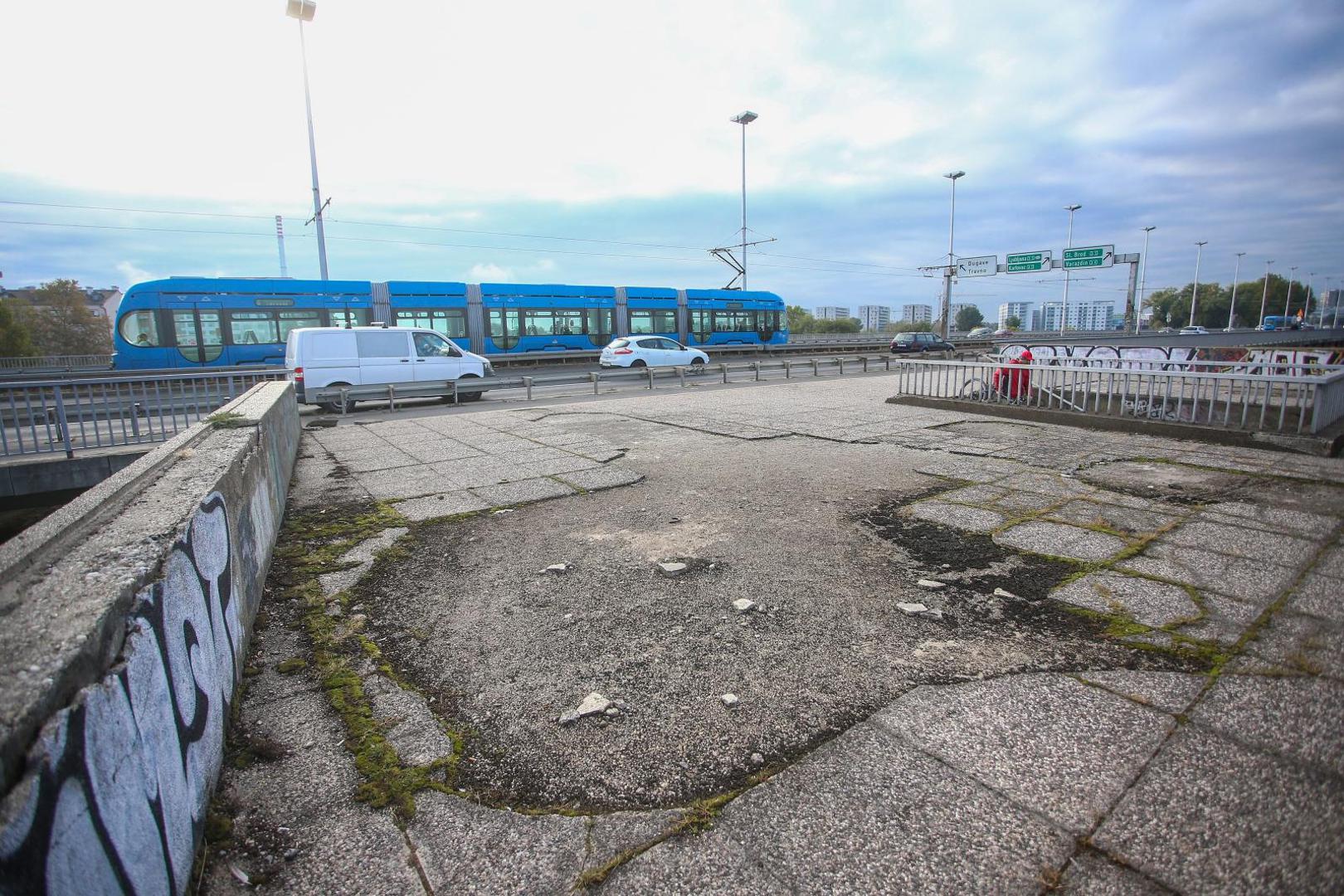 01.10.2021., Zagreb - Stanje Mosta mladosti.Photo: Matija Habljak/PIXSELL