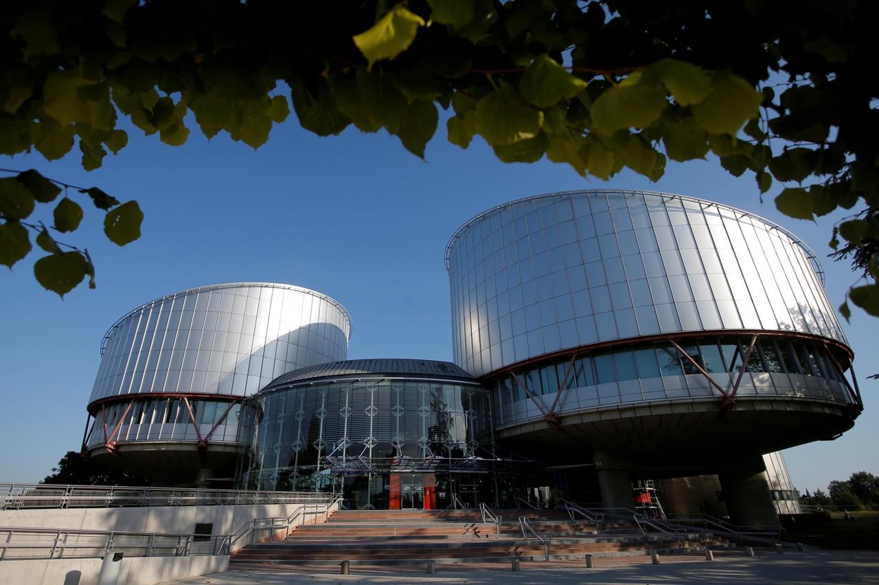 FILE PHOTO: The building of the European Court of Human Rights in Strasbourg
