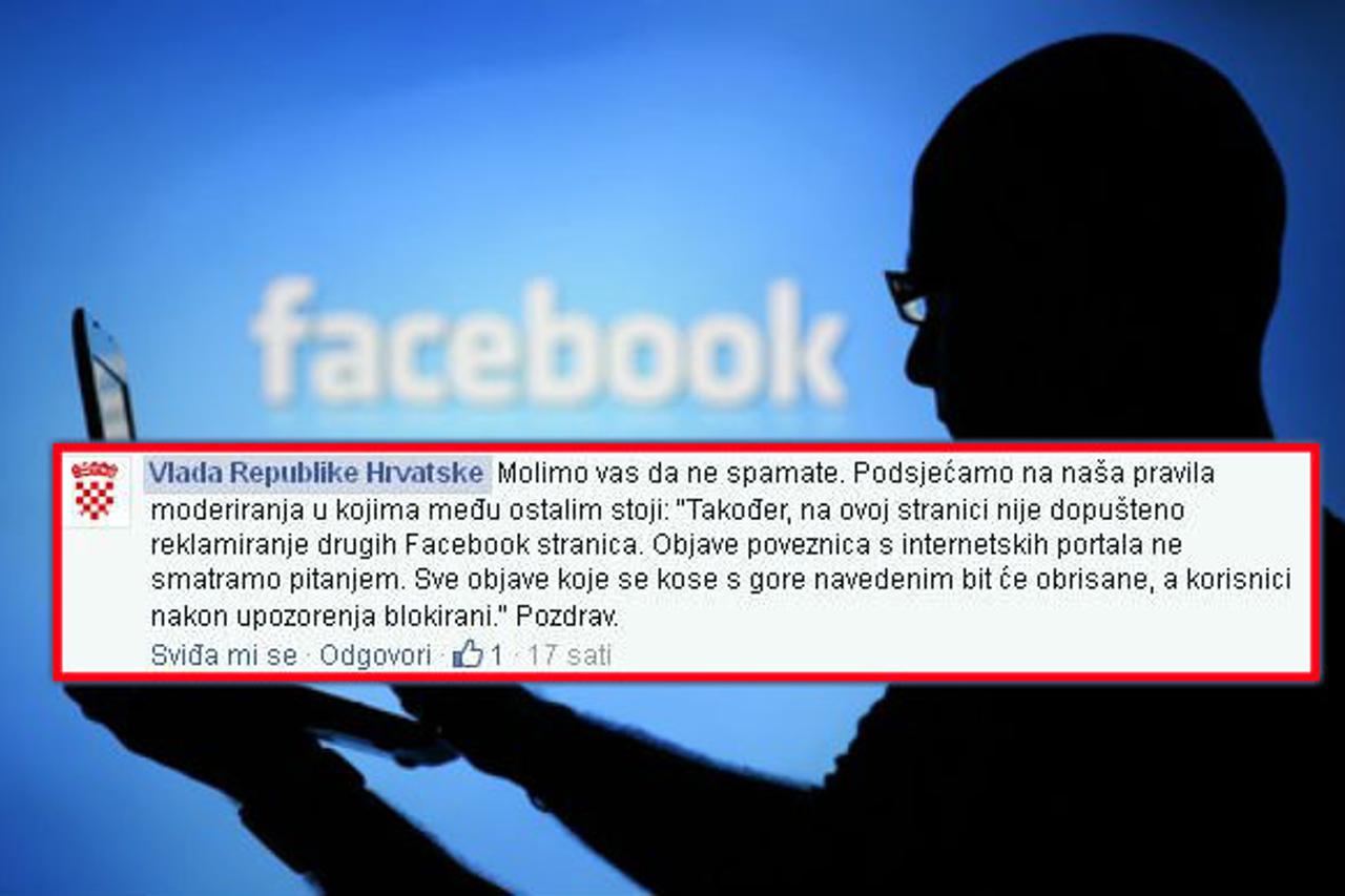 Vlada na FB-u o spamanju