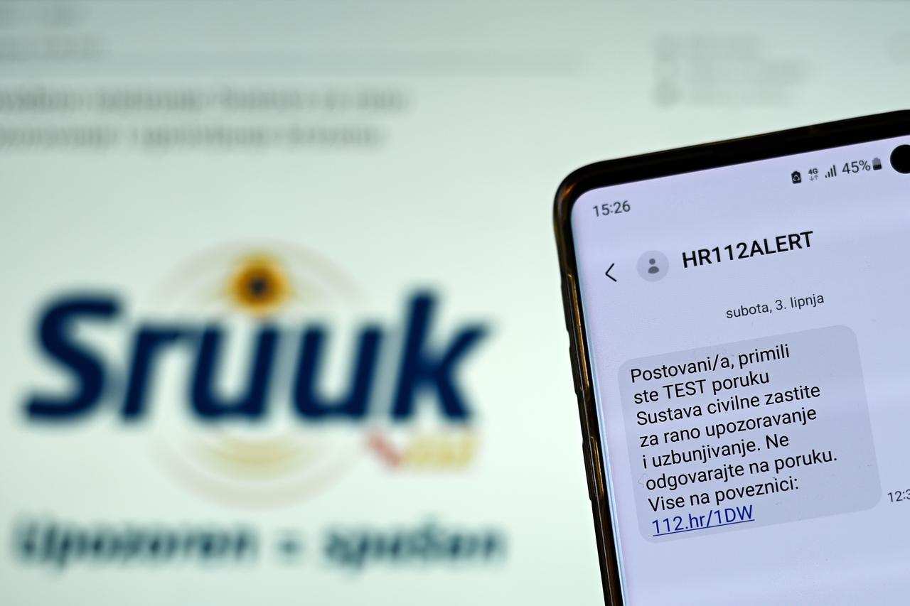 Zagreb: Test poruka Sustava civilne zaštite za rano upozoravanje i uzbunjivanje