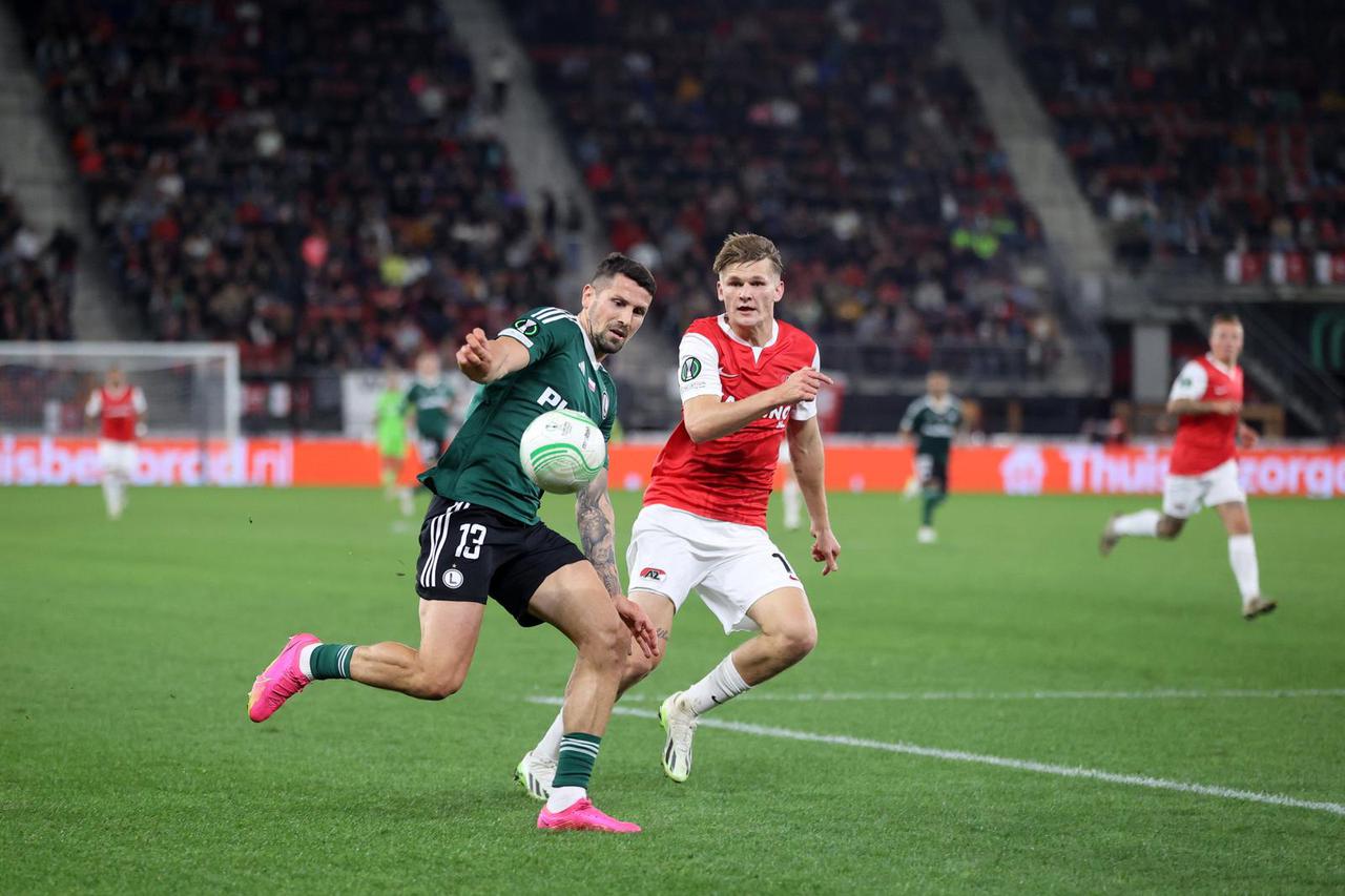 NED, UEFA ConfLeague, AZ Alkmaar vs Legia Warschau