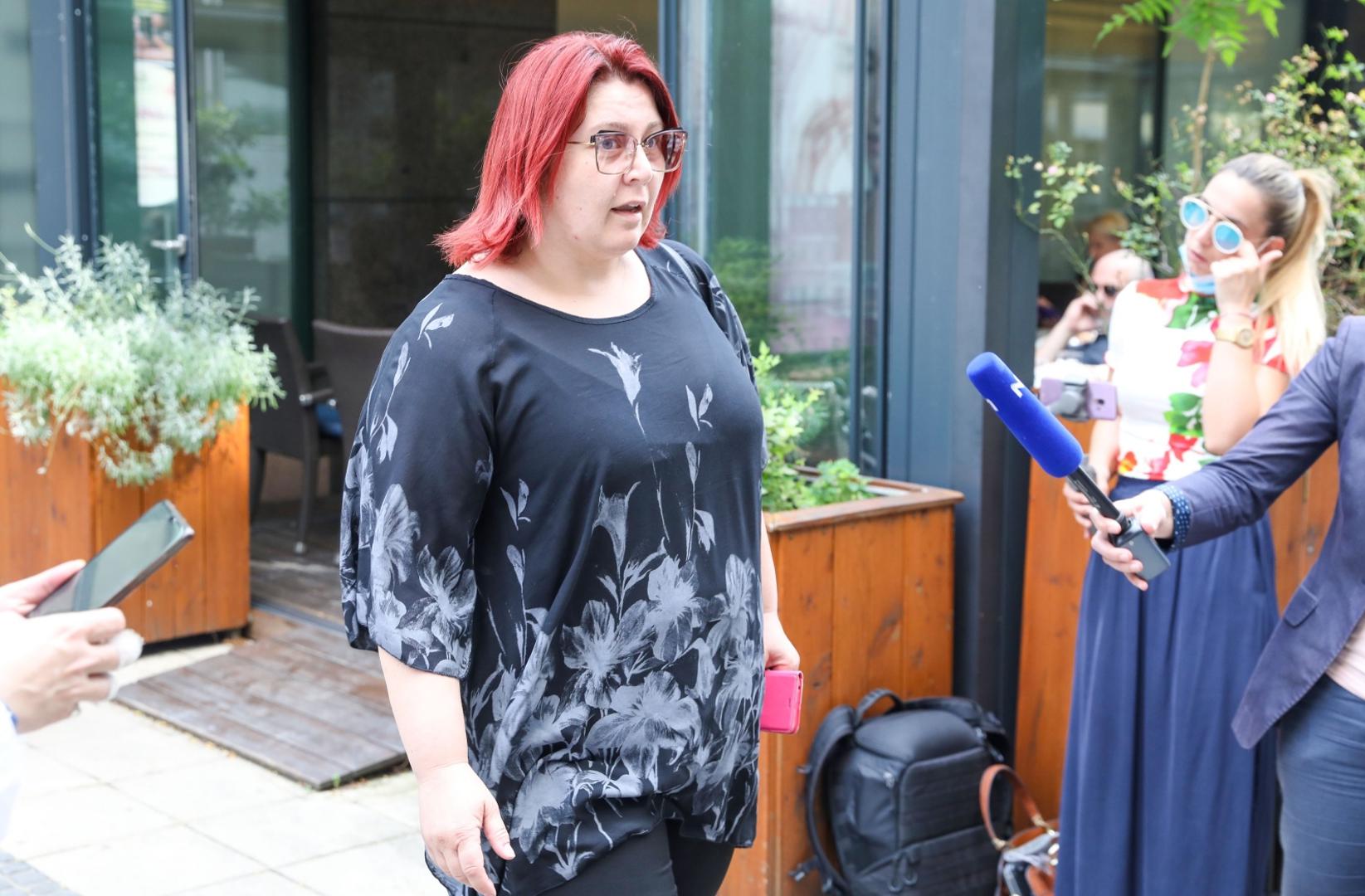 06.07.2020., Zagreb - Ivana Posavec Krivec dolazi na sjednicu Predsjednistva SDP-a u sjediste stranke na Iblerovom trgu. Photo: Patrik Macek/PIXSELL