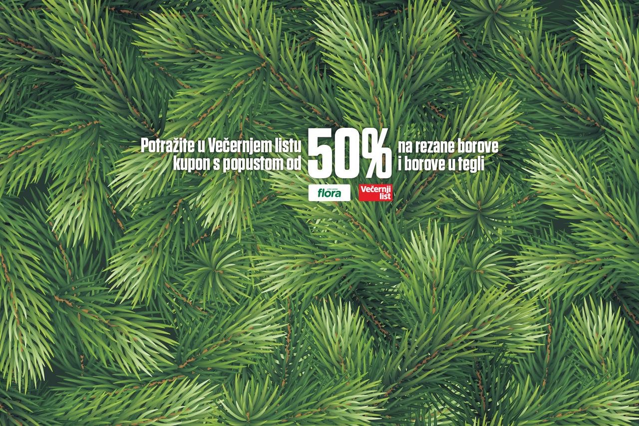 Čitateljima Večernjeg darujemo 50% popusta na božićna drvca