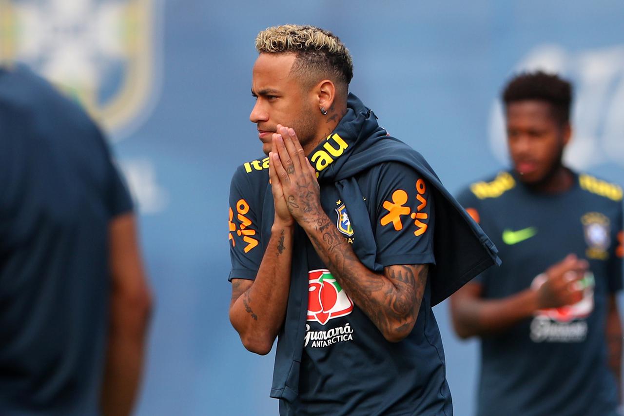 Neymar trening Brazil