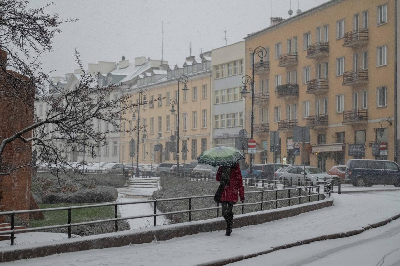 POLAND-WARSAW-FIRST SNOW