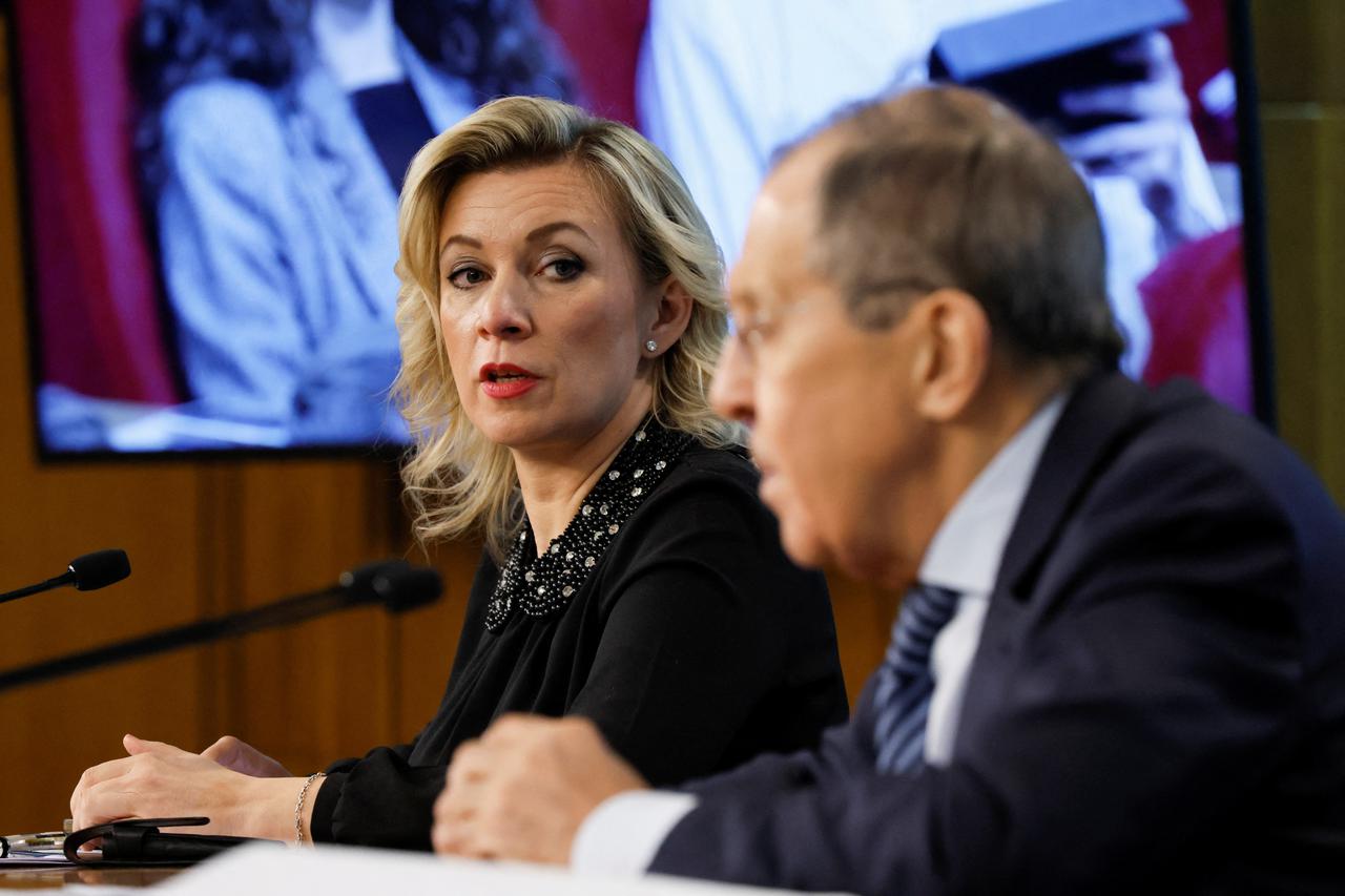 Russian Foreign Minister Lavrov holds a news conference, in Moscow