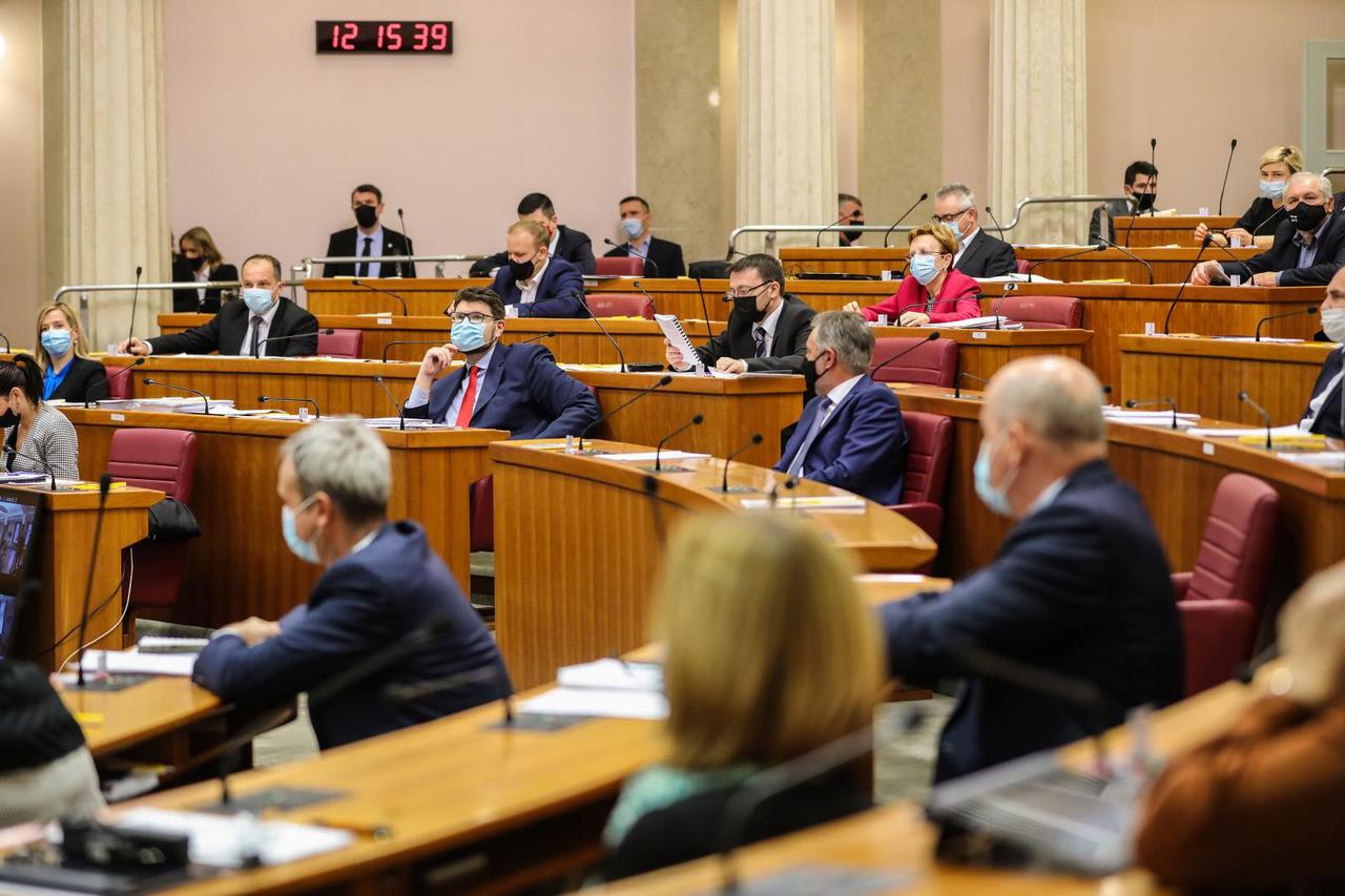 Zagreb: Nastavljena je 6. sjednica Hrvatskog sabora