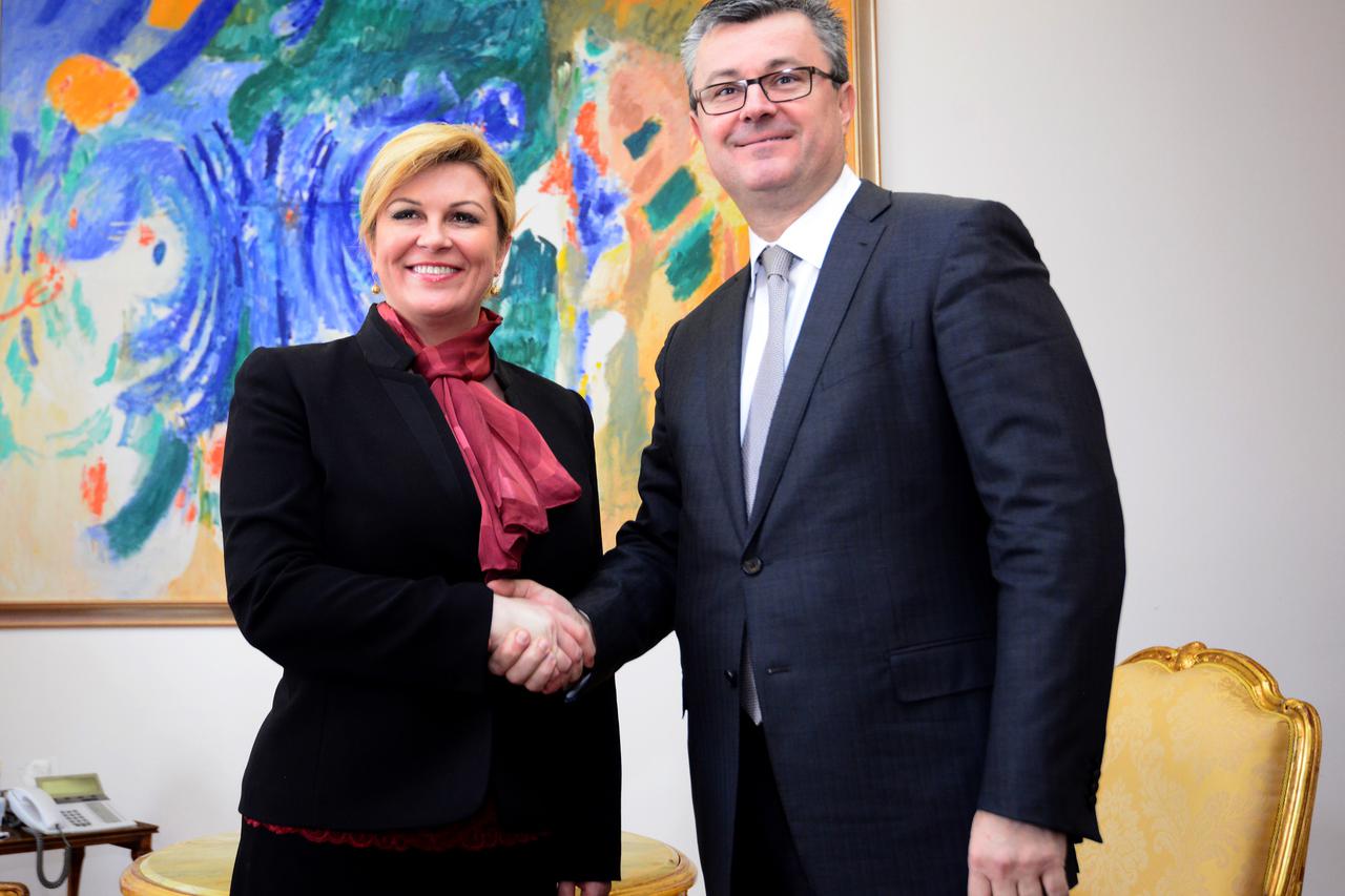 Kolinda Grabar-Kitarović i Tihomir Orešković