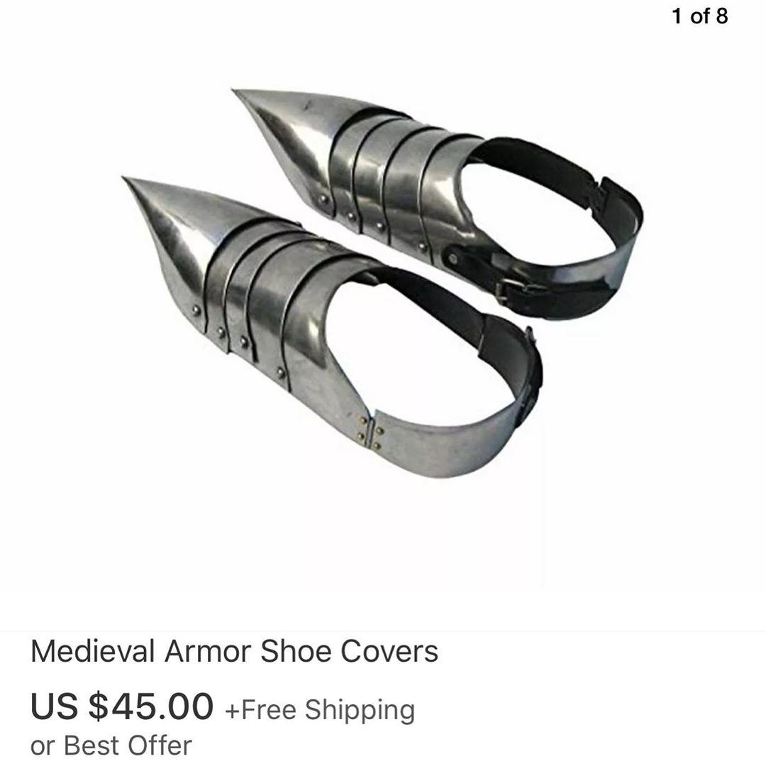 Srednjovjekovni oklopi za cipele koji koštaju 304 kune. 