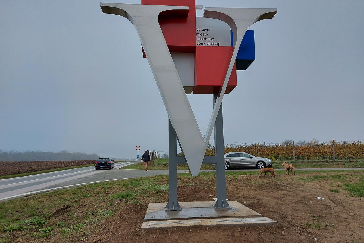 Postavljene skulpture Vukovar