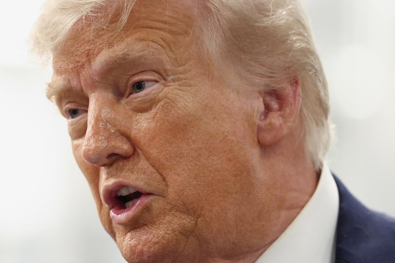 U.S. President Donald Trump visits Thermo Fisher Scientific in Hebron