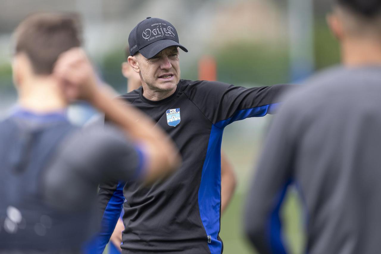 Osijek: Trening nogometaša NK Osijek uoči utakmice s Dinamom