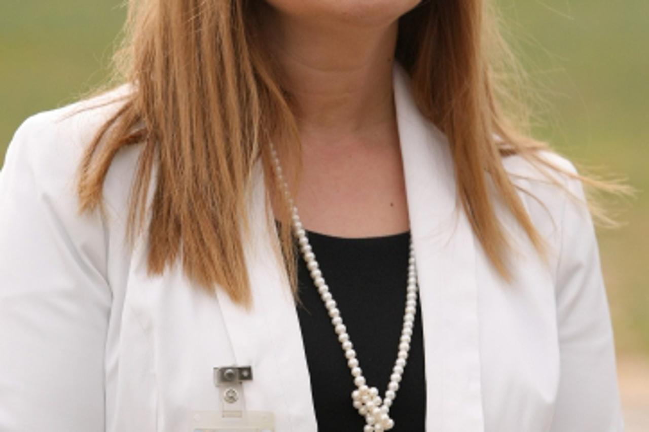 '12.04.2013., Zadar - Niskobudzetna aviokompanija Ryanair u zadarskoj zracnoj luci. Katica Pupic Bakrac, direktorica ZL Zadar. Dino Stanin/PIXSELL'