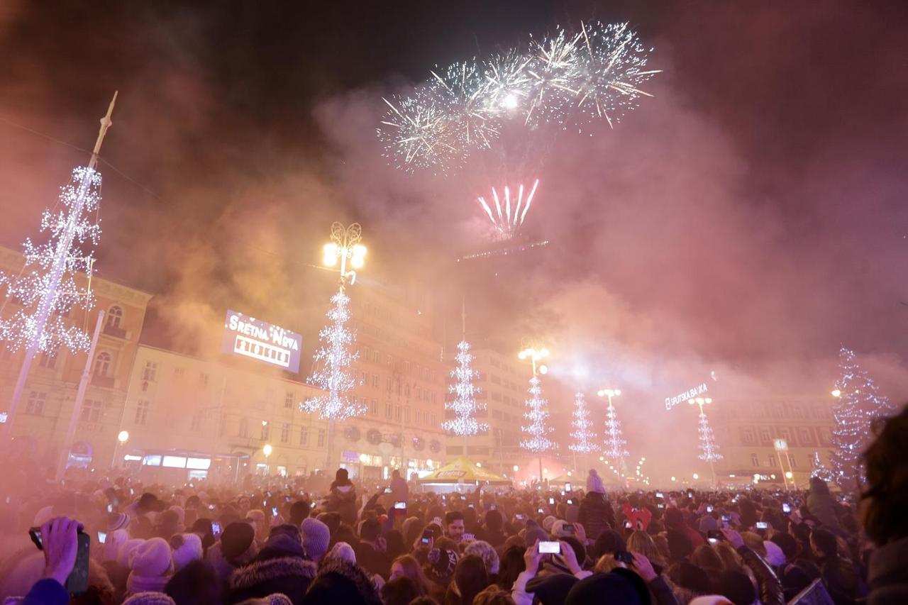 Doček Nove godine u Zagrebu