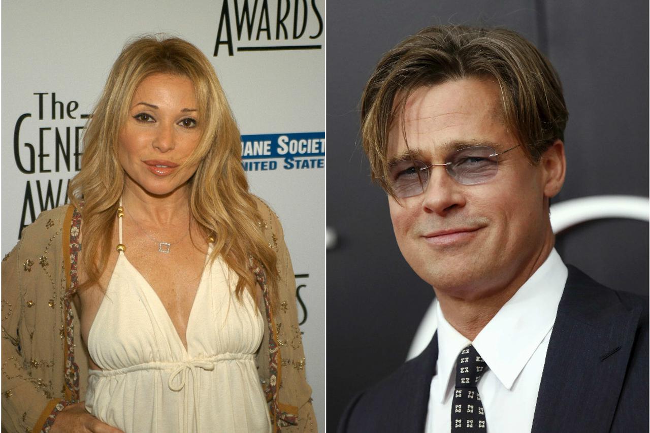 Elizabeth Daily i Brad Pitt