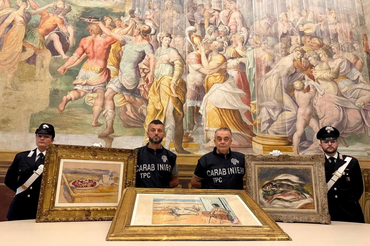 Stolen Cezanne, Matisse and Renoir paintings worth over 9 millions euros recovered in Italy