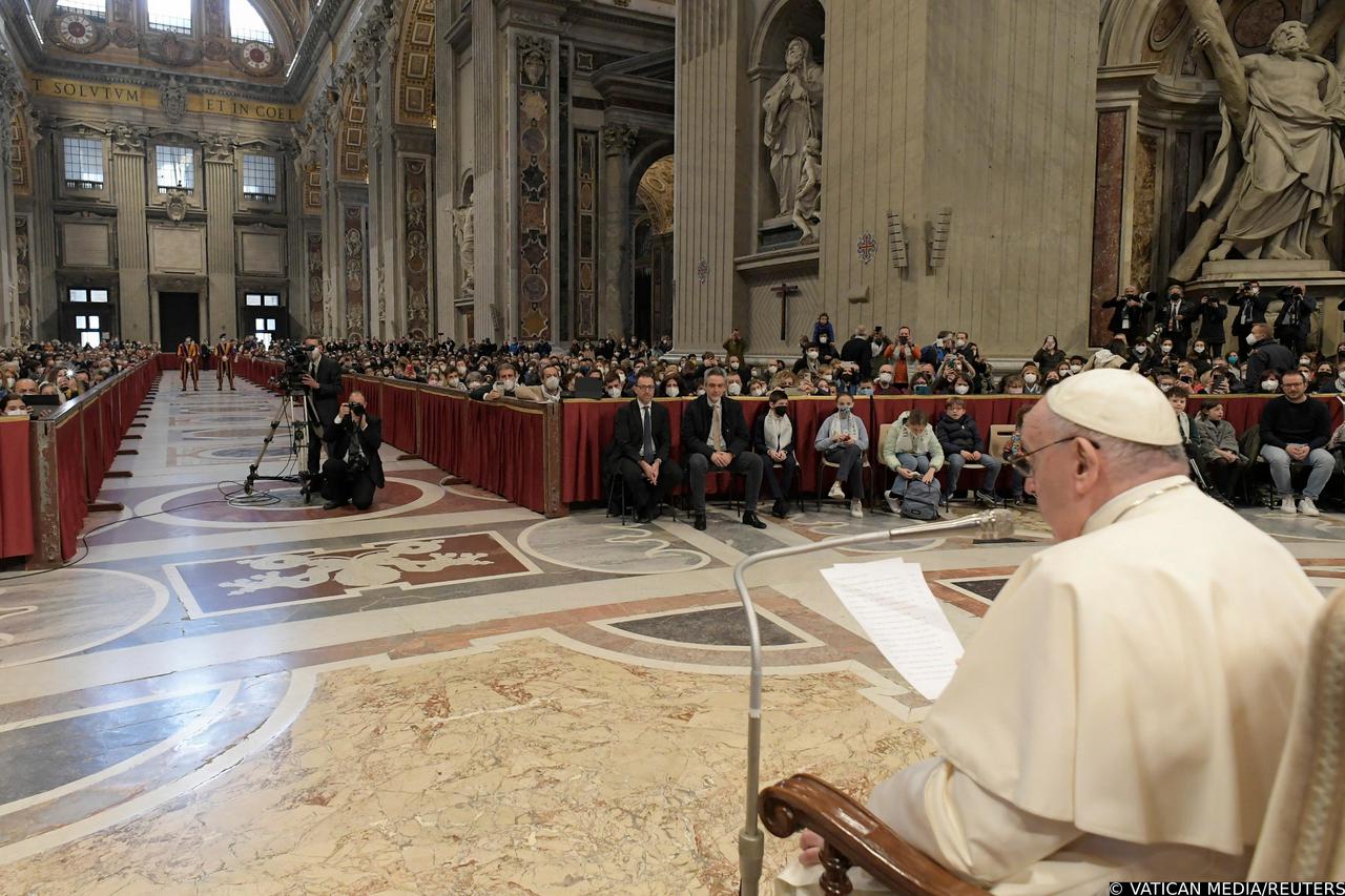 Pope Francis holds weekly audience at the Vatican