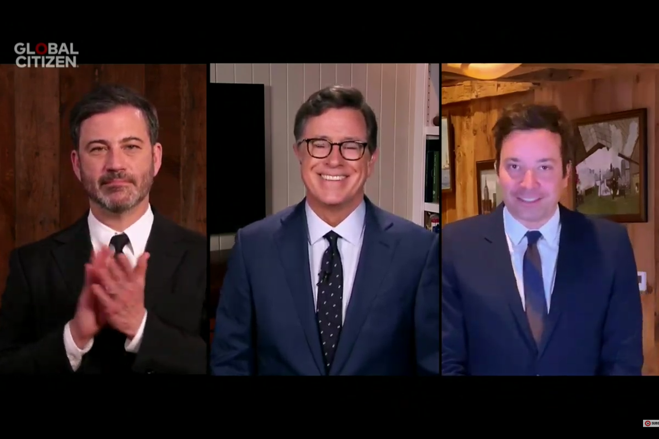 Jimmy Kimmel, Stephen Colbert, Jimmy Fallon