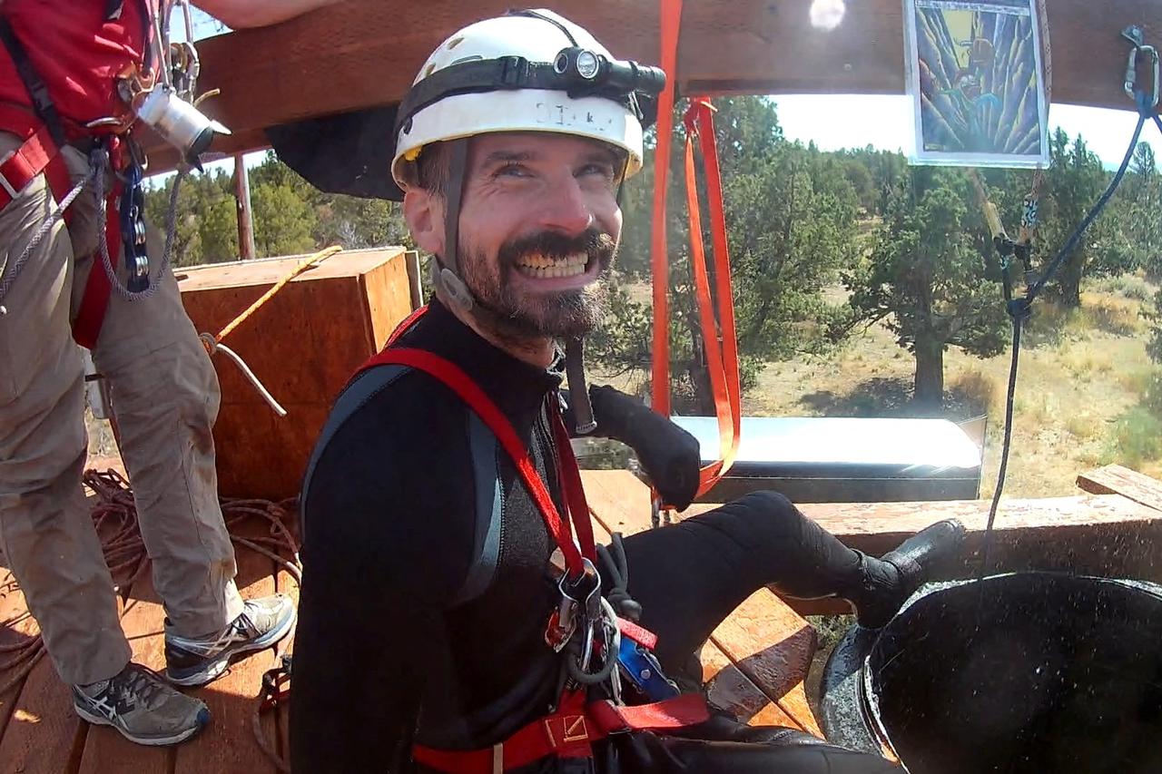 National Cave Rescue Commission image shows Mark Dickey, American who became trapped in a Turkish cave, in Bend