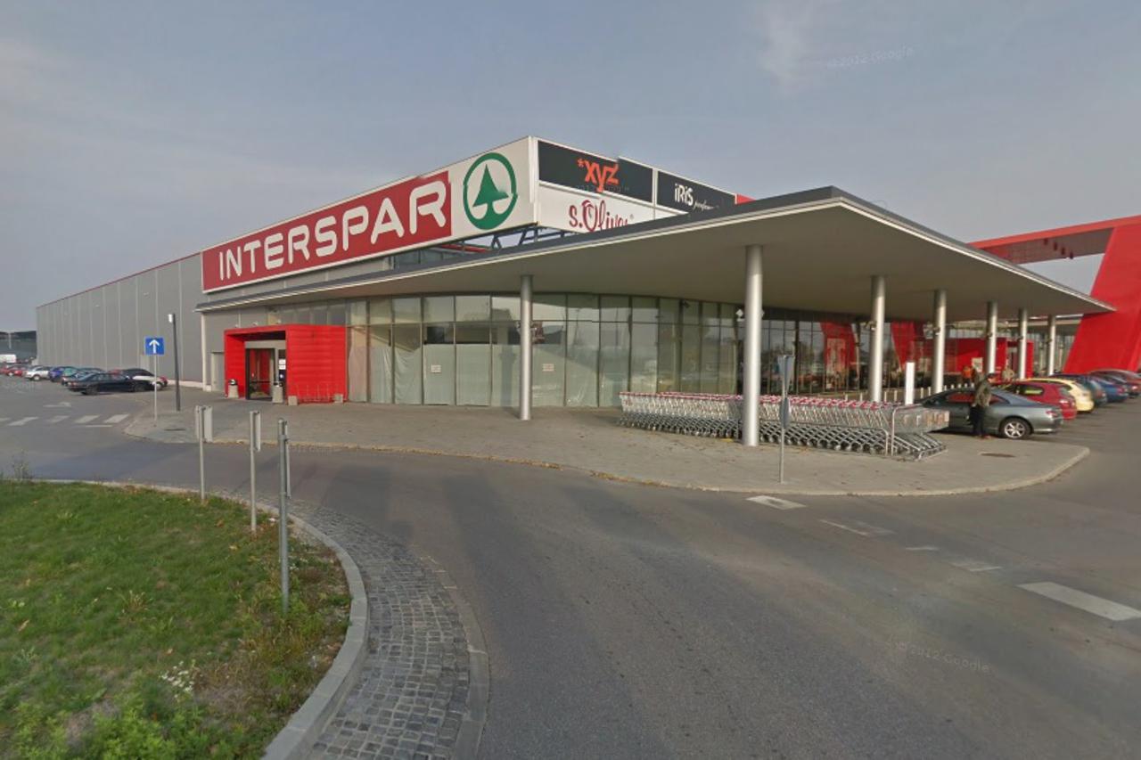 Interspar u kojem se dogodila pljačka