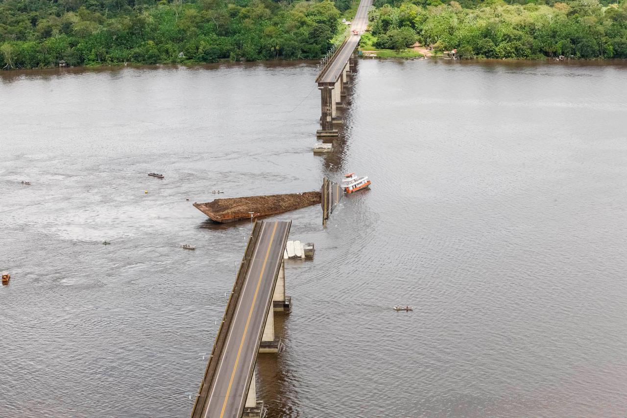 Srušeni most u Brazilu
