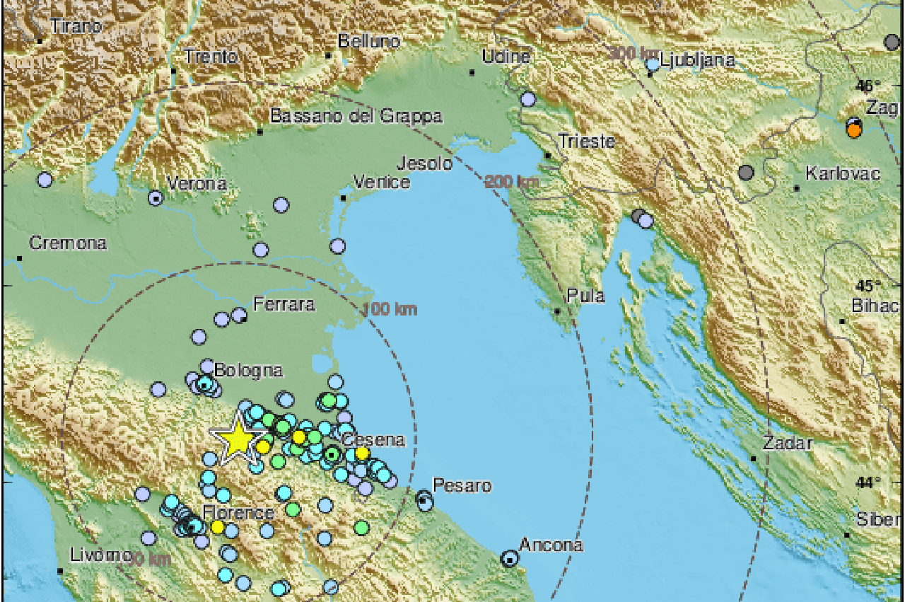 Potres magnitude 4,9 zatresao sjevernu Italiju