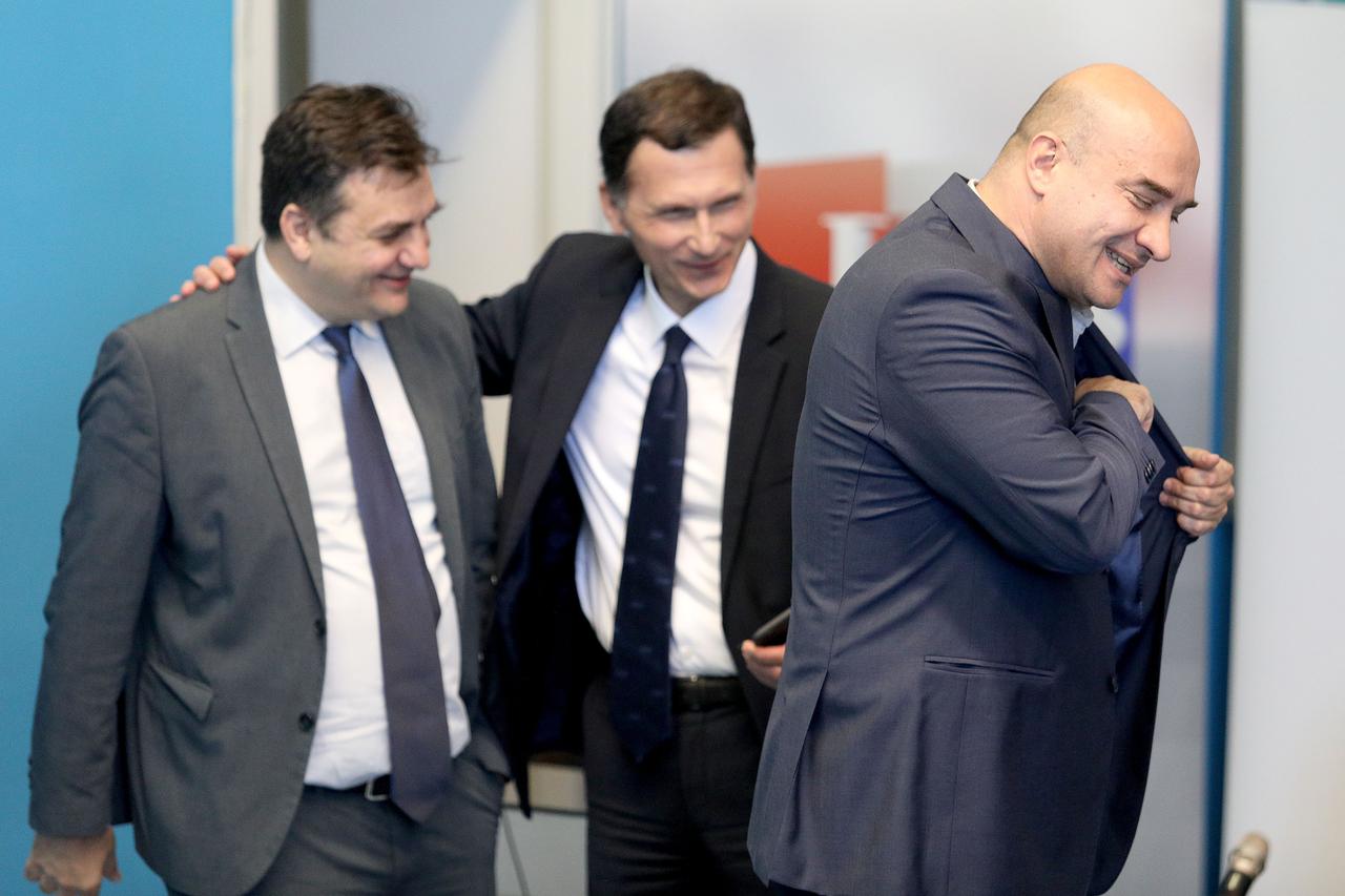 Igor Borić, Gordan Lauc, Tome Antičić i Dragan Primorac