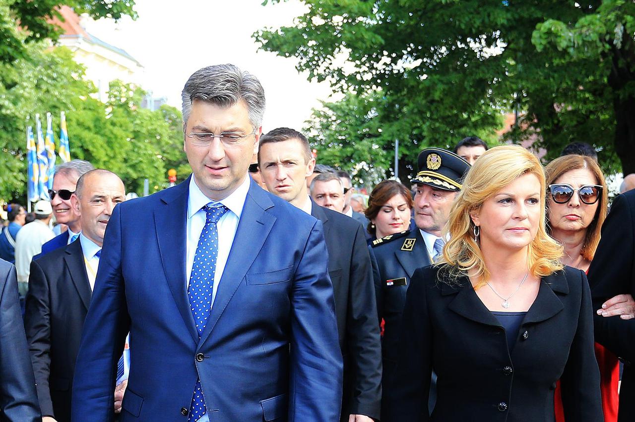 Andrej Plenković i Kolinda Grabar Kitarović