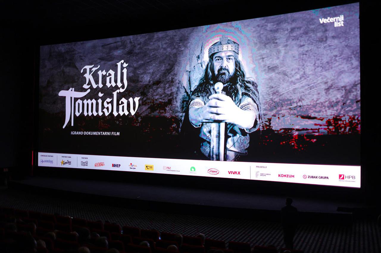 Zagreb: Premijera filma Večernjeg lista "Kralj Tomislav"