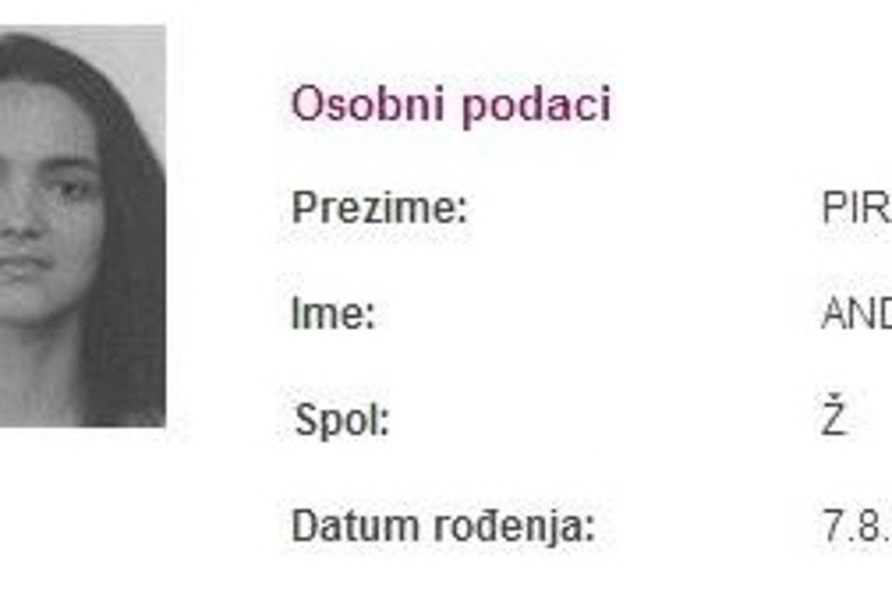 andreja pirjac,nestala,portal