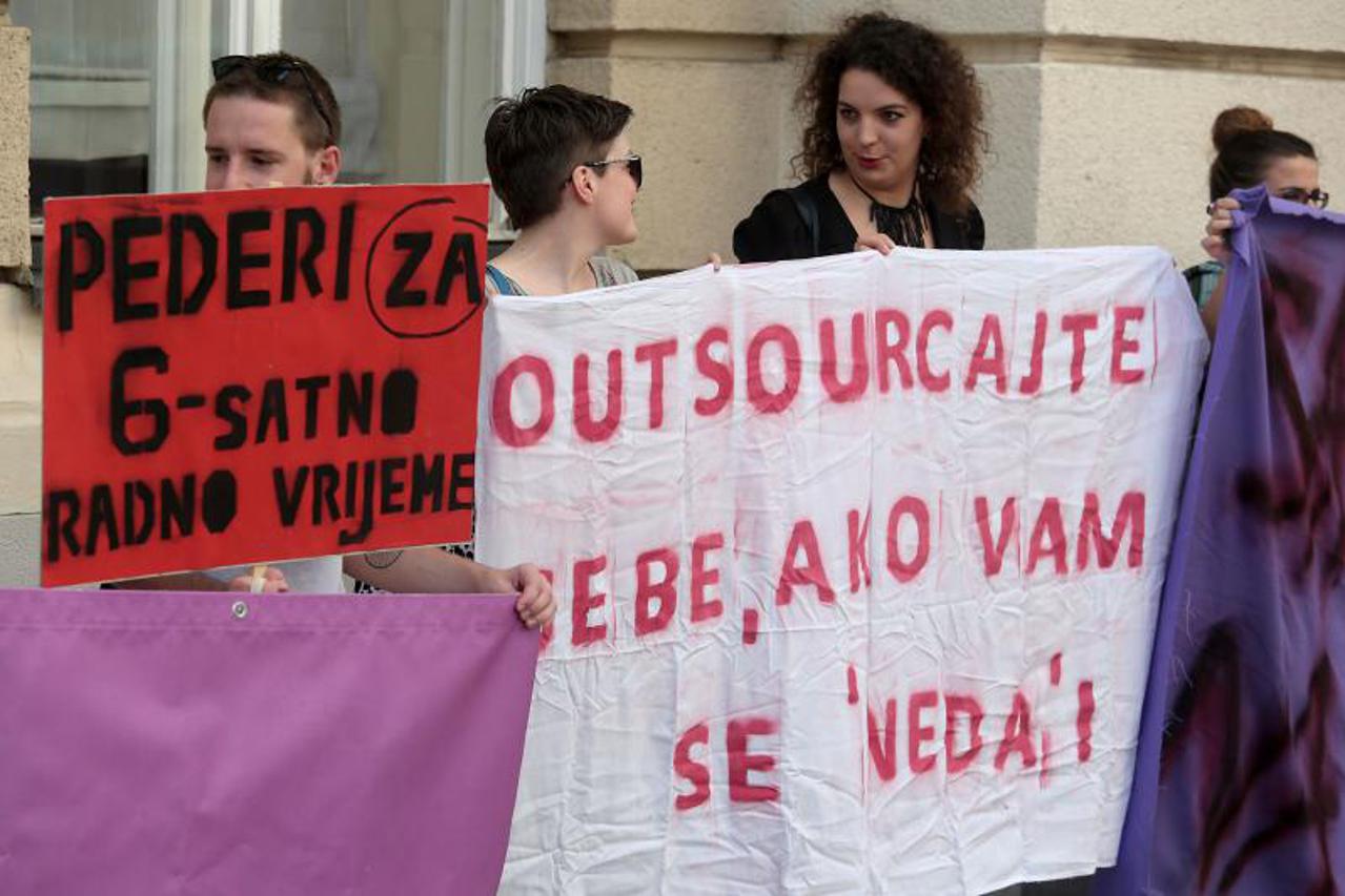 prosvjed,Sabor,ženska mreža