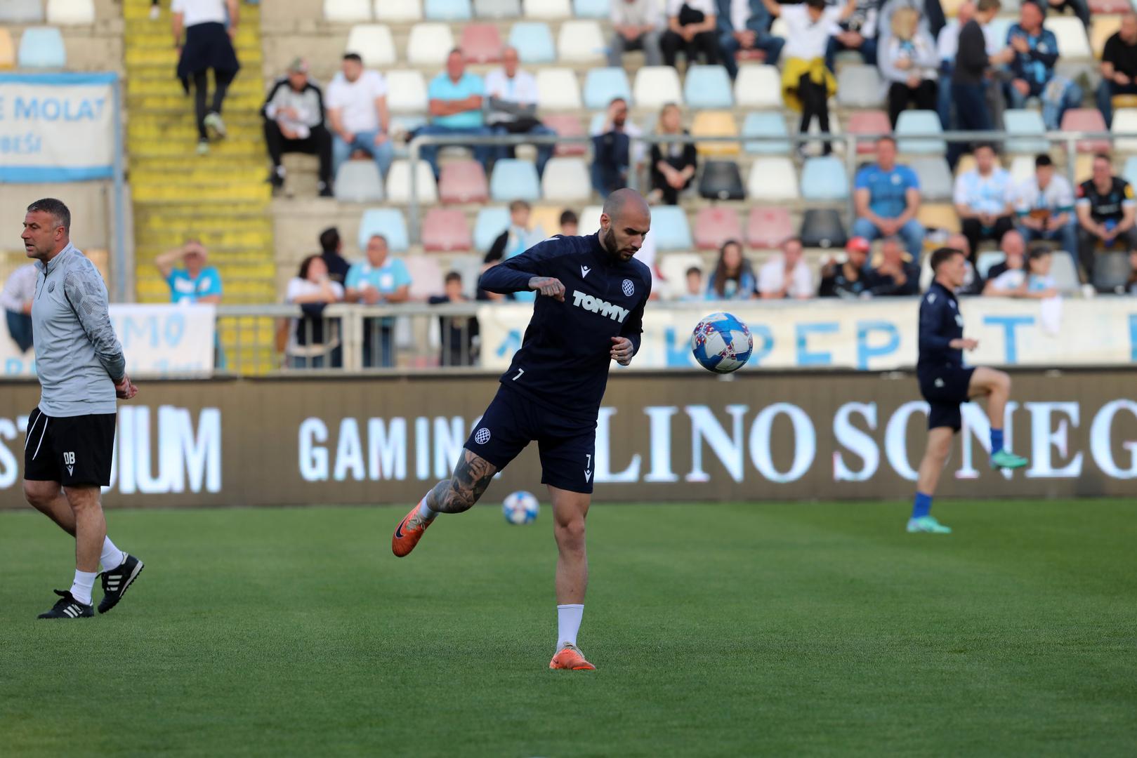 07.04.2024., Rijeka - Stadion HNK Rijeka, SuperSport HNL 23/24, 29 kolo, HNK Rijeka - HNK Hajduk. Photo: Goran Kovacic/PIXSELL