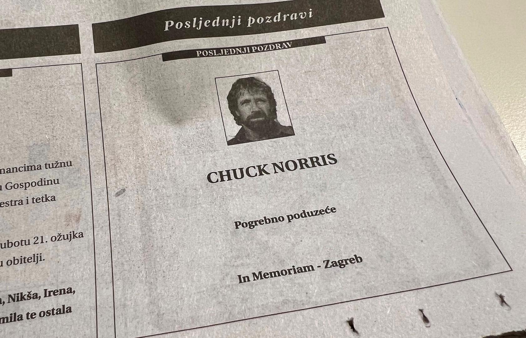 Podsjetimo, legendarni glumac preminuo je u dobi od 86 godina nakon iznenadne medicinske hitne situacije na Havajima. 