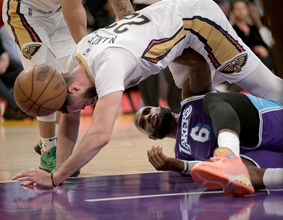 NBA: New Orleans Pelicans at Los Angeles Lakers