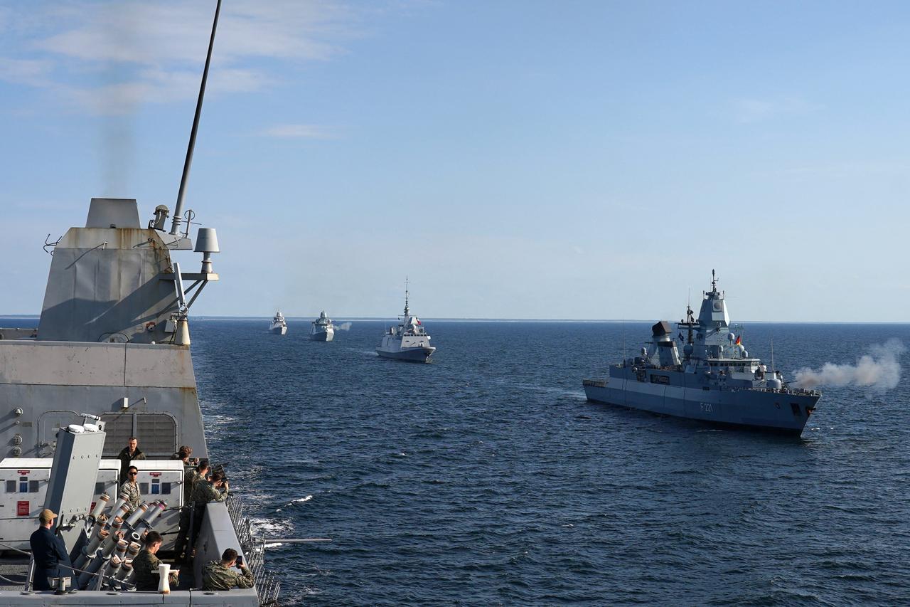 NATO naval exercise Northern Coasts 2023 in the Baltic Sea