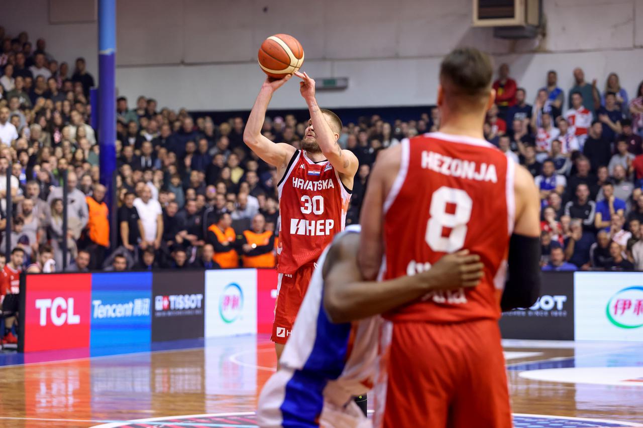 Zadar: Hrvatska i Francuska odigrali utakmicu kvalifikacija za EuroBasket