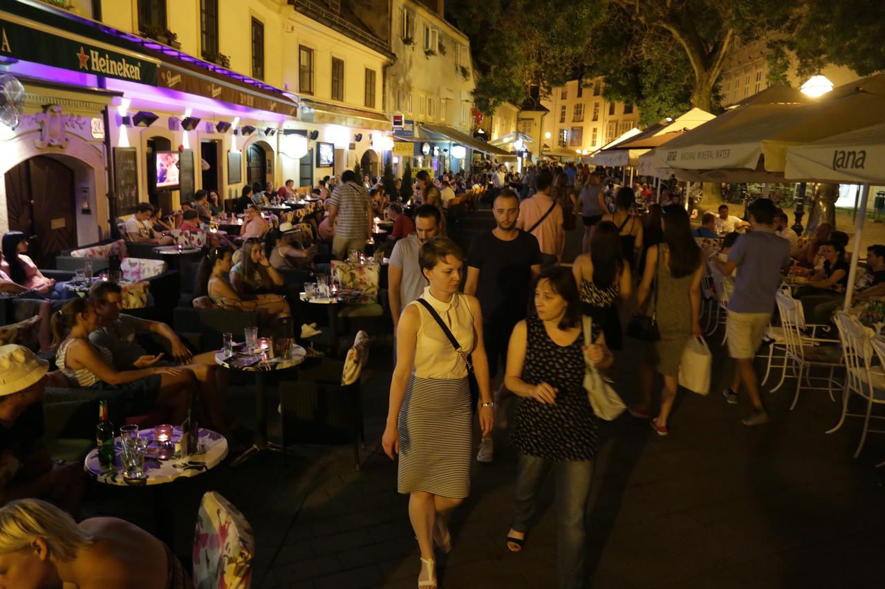 12.08.2015., Zagreb - Nocni zivot u Tkalcicevoj ulici.  Photo: Grgur Zucko/PIXSELL