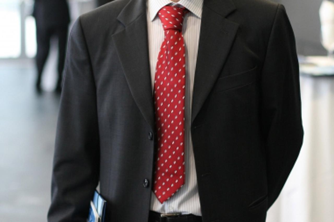 '06.09.2010., Zagreb - Predavanje i okrugli stol o makroekonomiji u Hypo centru. Josip Budimir, clan Uprave Francka.  Photo: Petar Glebov/PIXSELL'