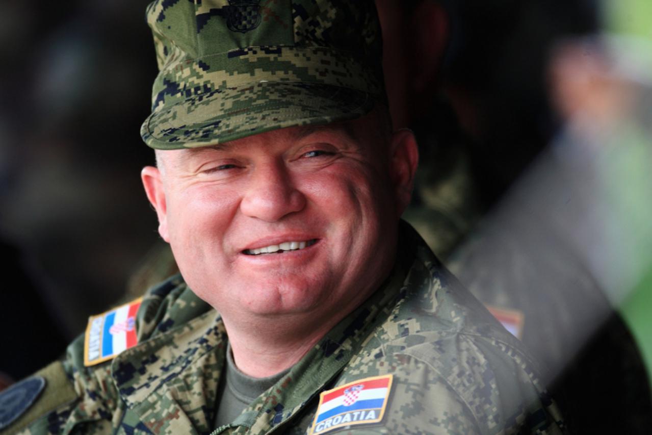 '12.06.2011., Slunj - General Mladen Kruljac na vojnoj vjezbi u Slunju. Photo: Zeljko Hladika/PIXSELL'