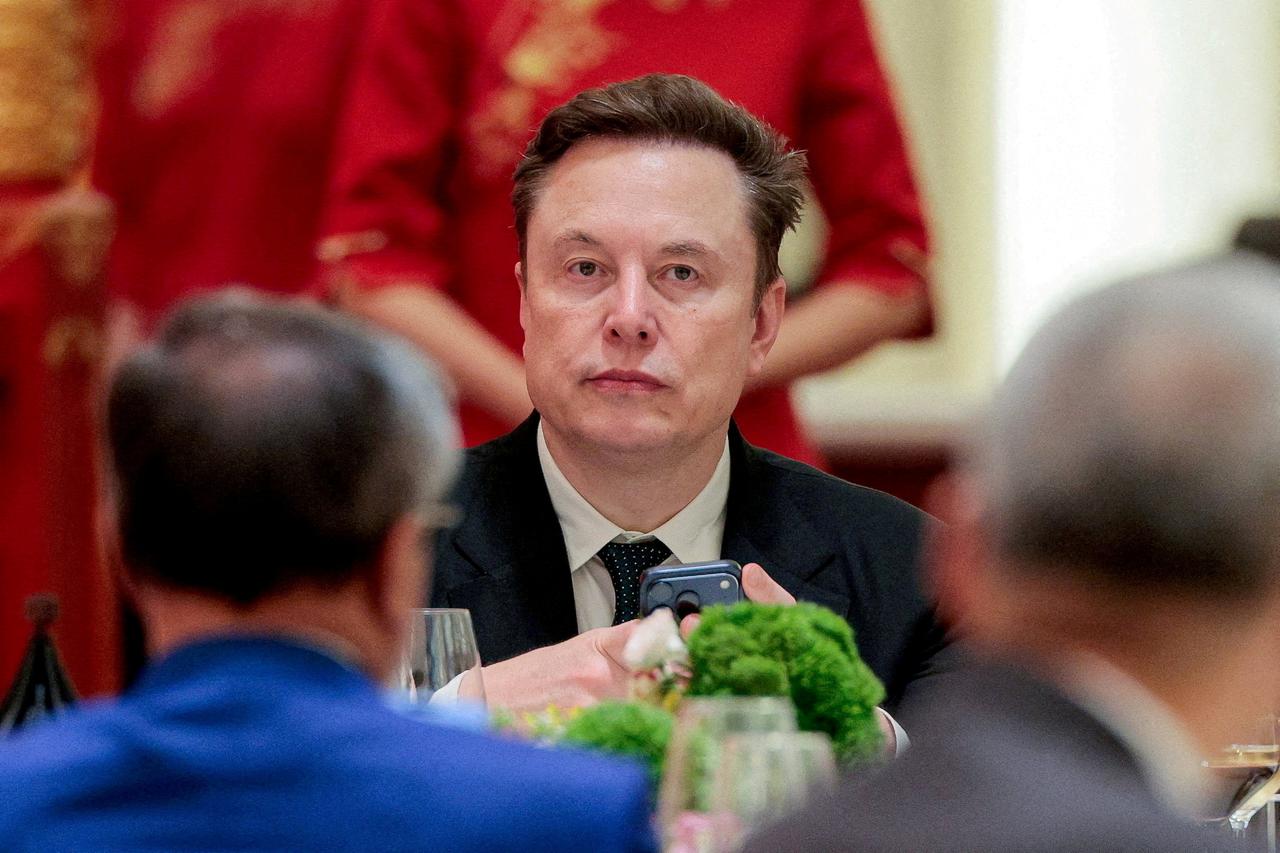 FILE PHOTO: Elon Musk is seen in China