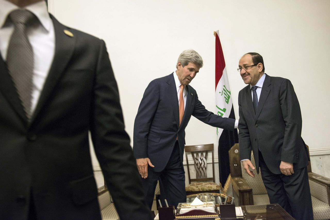 Irački premijer Nuri al Maliki i John Kerry