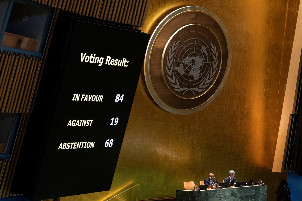 UN General Assembly votes on Srebrenica genocide resolution in New York