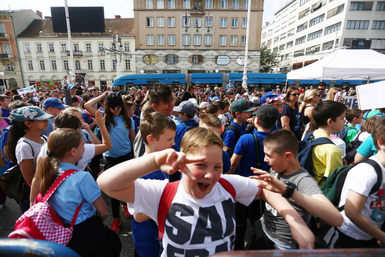 Sjajno su se jučer zabavljali zagrebački osnovnoškolci na najvećoj takvoj manifestaciji u zemlji, ali i regiji