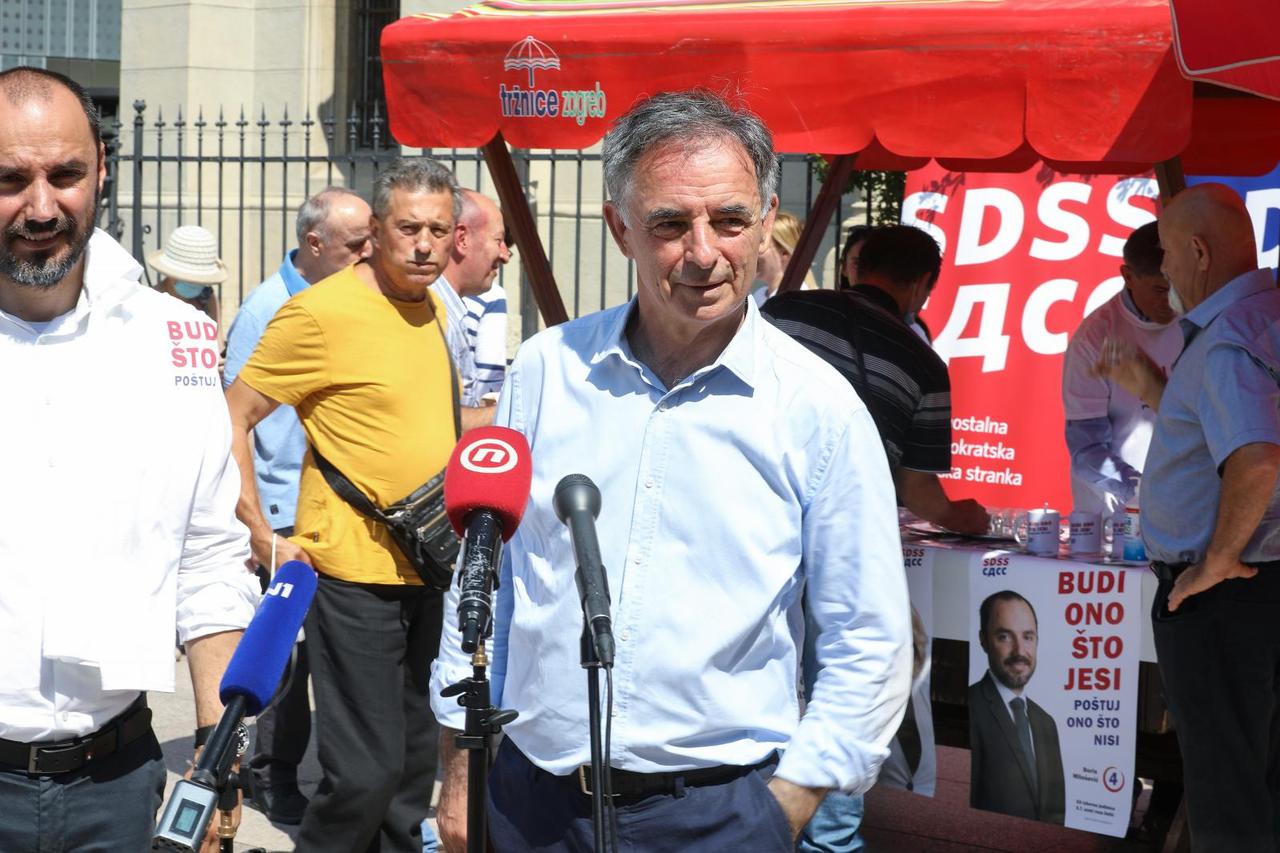 Zagreb: Milorad Pupovac i Boris Milošević predstavili se biračima u XII. izbornoj jedinici