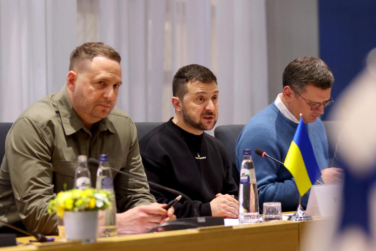 Ukrainian President Volodymyr Zelenskiy visits Brussels